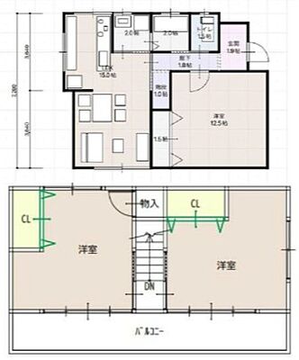 間取り 岐阜市薮田南5丁目