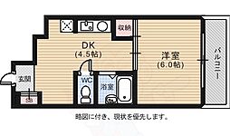 ふるどいビル 1DKの間取図画像
