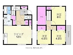 コンフォートヴィラ中本 1階3SLDKの間取り