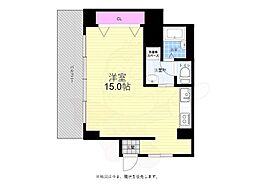 第三広州ビル ワンルームの間取図画像