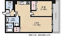 第二渡部ビル 3階1LDKの間取り