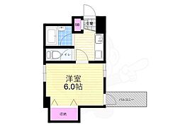 広島電鉄1系統 鷹野橋駅 徒歩4分の賃貸マンション 7階1Kの間取り