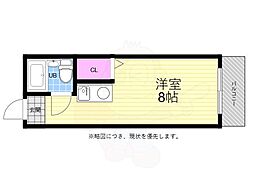 DICEビル大手町1 ワンルームの間取図画像
