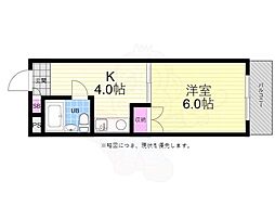 第2樋田ビル 1Kの間取図画像