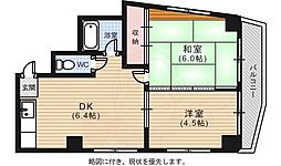 はいしげビル 3階2DKの間取り