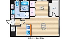 アインラウム 3階1LDKの間取り