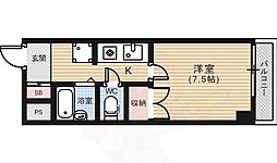ミクリヤビル 1Kの間取図画像