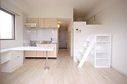 広島電鉄1系統 中電前駅 徒歩7分の賃貸マンション 5階1Kのリビング/ダイニング