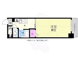 ゴーウェル富士見町 1Kの間取図画像