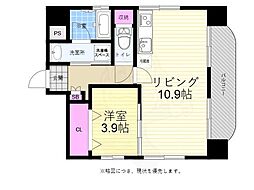 スカイコート橋本町 1LDKの間取図画像