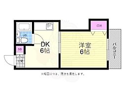 ハイム下古田 1DKの間取図画像