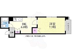信和ビル 1DKの間取図画像