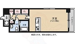 JR新白島駅前東亜ビル ワンルームの間取図画像