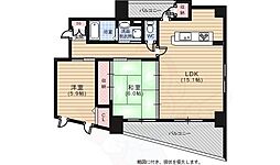 ダイヤモンドビュー 2LDKの間取図画像