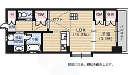 ルナレガロ 1LDKの間取図画像