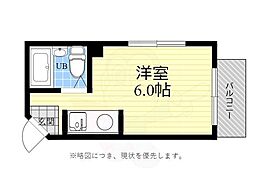 エクセル光南 ワンルームの間取図画像