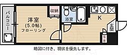 Nビル 1Kの間取図画像