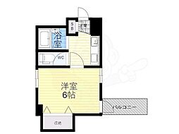 片山ビル2 1Kの間取図画像
