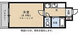 ヴェル八丁堀南館 1Kの間取図画像