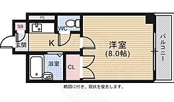 興国ビル 1Kの間取図画像
