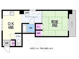 メゾン.ド.プチG 1LDKの間取図画像
