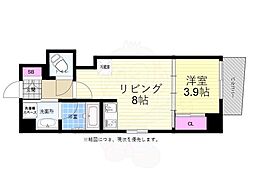 ETETTA吉島 1LDKの間取図画像