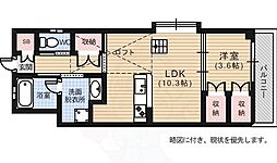 ルナレガロ 1LDKの間取図画像