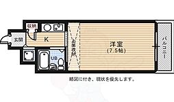 スパローズロッジせんだ 1Kの間取図画像