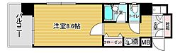 リファレンス東公園2 1Kの間取図画像