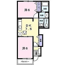 間取図画像 2DK