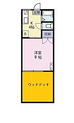 間取図画像 1K