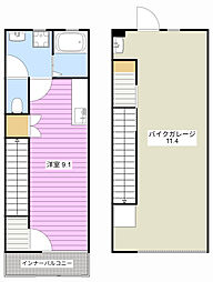 ホビープラス ワンルームの間取図画像