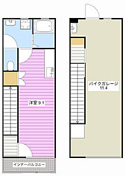ホビープラス ワンルームの間取図画像