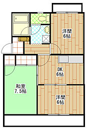 サンセットストリート 3DKの間取図画像