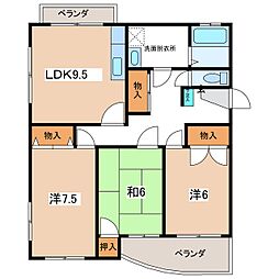間取図画像 3LDK