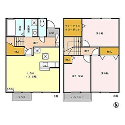 ドエル・グリーン 3LDKの間取図画像