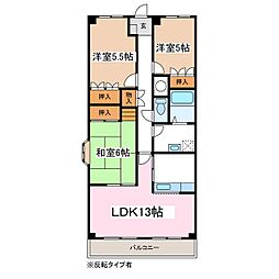 間取図画像 3LDK