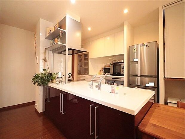 【kitchen】モデルハウスで見るようなのお洒落キッチン！どの角度から撮っても美邸ですね♪