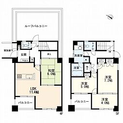 間取図画像 4LDK