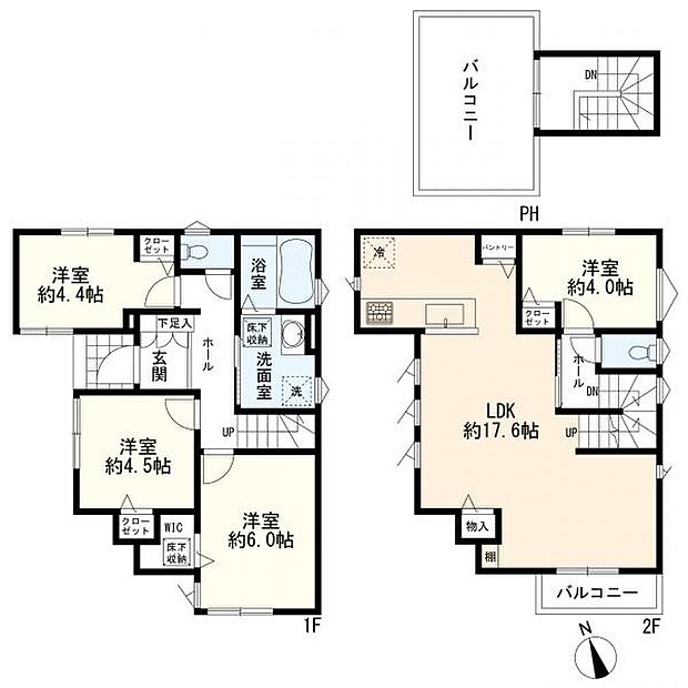 4ＬＤＫ＋カースペース　Ｄ号棟