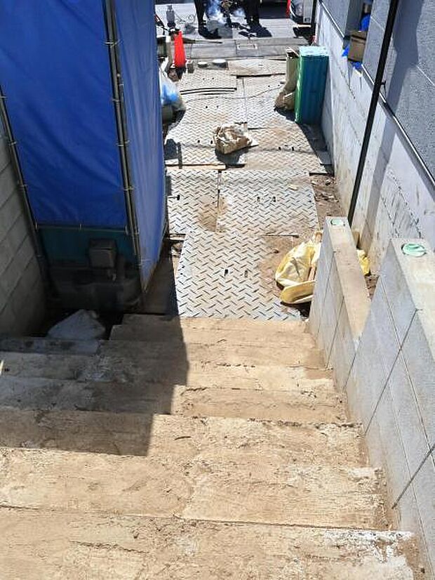 完成前の状態をご覧いただくことで、隣接した環境もしっかりとご覧いただけます（2026.1.9撮影）