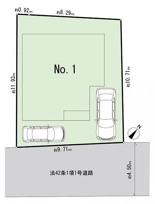 1号棟　区画図