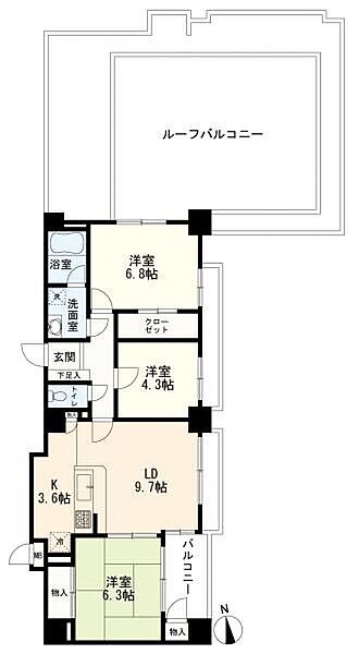 間取りを拡大表示
