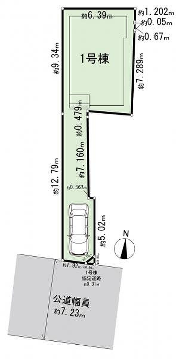 1号棟 区画図