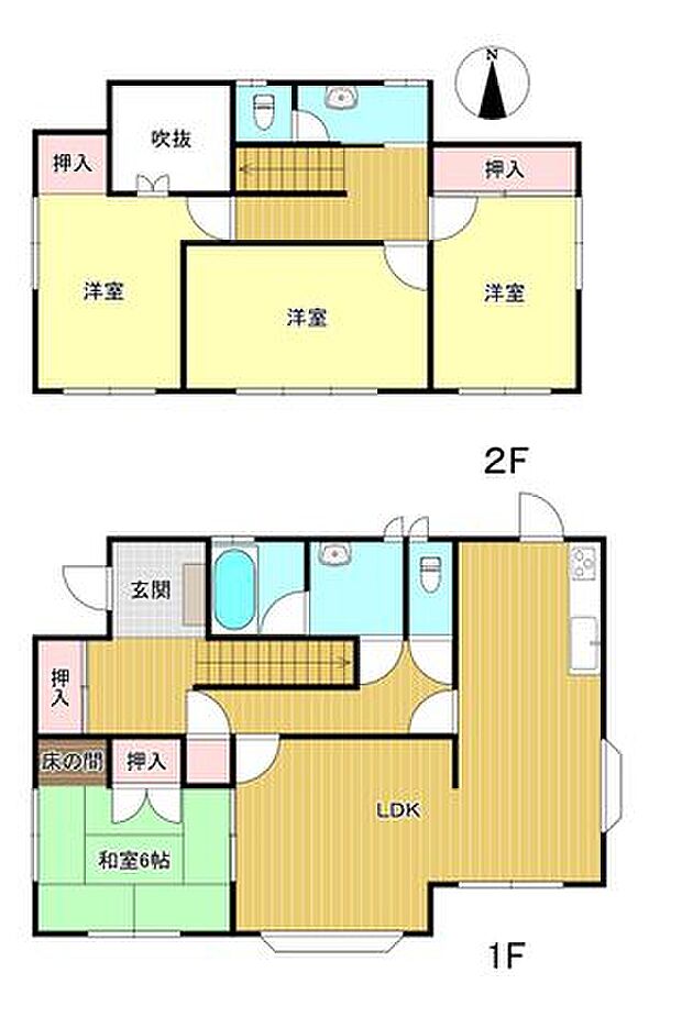 LFB再生住宅-下松市東陽-(4LDK)の間取り