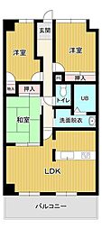 カサベラ遠石 3LDKの間取図画像
