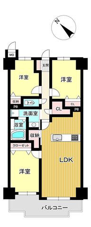 【リフォーム後間取り】