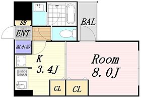 大阪府大阪市北区山崎町（賃貸マンション1K・4階・28.71㎡） その2