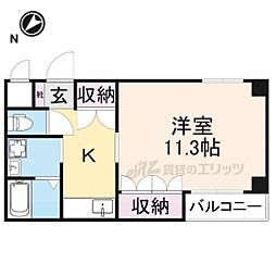 間取図画像 1K