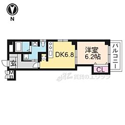 Ambellir 1DKの間取図画像